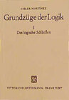 Buchcover Grundzüge der Logik / Das logische Schliessen