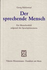 Buchcover Der sprechende Mensch