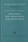 Buchcover Nihilismus der Menschenfreundlichkeit