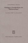 Buchcover Heideggers "Grundprobleme der Phänomenologie"