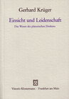 Buchcover Einsicht und Leidenschaft