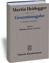 Buchcover Hölderlins Hymne "Der Ister" (Sommersemester 1942)