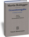 Buchcover Gesamtausgabe. 4 Abteilungen / 2. Abt: Vorlesungen / Ontologie. Hermeneutik der Faktizität (Sommersemester 1923)