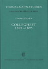 Buchcover Collegheft 1894-1895