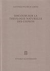 Buchcover Discours sur la Theologie Naturelle des Chinois