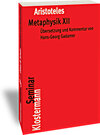 Buchcover Metaphysik XII
