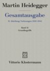 Buchcover 2. Abt: Vorlesungen / Grundbegriffe (Sommersemester 1941)