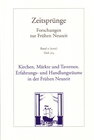 Buchcover Kirchen, Märkte und Tavernen - Erfahrungs- und Handlungsräume in der Frühen Neuzeit