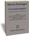 Buchcover Seminare (Übungen) 1937/38 und 1941/42. 1. Die metaphysischen Grundstellungen des abendländischen Denkens 2. Einübung in