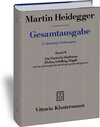 Buchcover Der Deutsche Idealismus (Fichte, Schelling, Hegel) und die philosophische Problemlage der Gegenwart (Sommersemester 1929