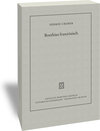 Buchcover Boethius französisch