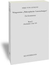 Buchcover Wittgensteins "Philosophische Untersuchungen"