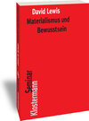 Buchcover Materialismus und Bewusstsein