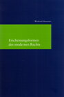 Buchcover Erscheinungsformen des modernen Rechts