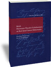 Buchcover Briefe Herrmann Theodor Goltdammers an Karl Josef Anton Mittermaier