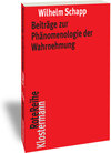 Buchcover Beiträge zur Phänomenologie der Wahrnehmung