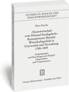 Buchcover "Staatswirtschaft vom Himmel herabgeholt." Konzeptionen liberaler Wirtschaftspolitik in Universität und Verwaltung 1785-