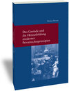 Buchcover Das Gesinde und die Herausbildung moderner Privatrechtsprinzipien