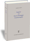 Buchcover Register zur Martin Heidegger Gesamtausgabe