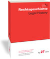 Buchcover Rechtsgeschichte Legal History (Rg). Zeitschrift des Max-Planck-Institutes für europäische Rechtsgeschichte Frankfurt am