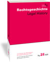 Buchcover Rechtsgeschichte Legal History (RG). Zeitschrift des Max Planck-Insituts für Europäische Rechtsgeschiche/Rechtsgeschicht