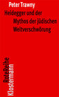 Buchcover Heidegger und der Mythos der jüdischen Weltverschwörung
