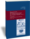 Buchcover Repertorium der Policeyordnungen der Frühen Neuzeit Band 11: Fürstbistümer Augsburg, Münster, Speyer, Würzburg