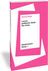 Buchcover Lacans politische Klinik des Seins