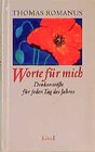 Buchcover Worte für mich