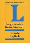 Buchcover Langenscheidt Grosswörterbücher / Muret-Sanders. Englisch