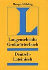 Buchcover Langenscheidt Grosswörterbücher