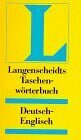 Buchcover Langenscheidt Taschenwörterbücher