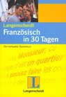 Buchcover Langenscheidt Selbstlernkurse "... in 30 Tagen" / Französisch in 30 Tagen