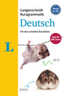 Buchcover Langenscheidt Kurzgrammatik Deutsch - Buch mit Download