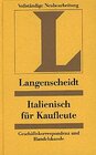 Buchcover Langenscheidts Handbücher der Handelskorrespondenz / Italienisch für Kaufleute