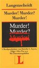 Buchcover Langenscheidt-Lektüre / Englisch /Amerikanisch / Murder! Murder? Murder!