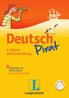 Buchcover Deutschpirat 4. Klasse Rechtschreibung - Buch mit Lösungsheft und Audio-CD