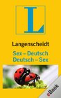 Buchcover Langenscheidt Sex-Deutsch/Deutsch-Sex