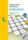 Buchcover Langenscheidt Verbtabellen Italienisch