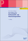 Buchcover Die Prüfung der Rechtsanwalts- und Notarfachangestellten