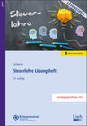 Buchcover Steuerlehre - Lösungsheft