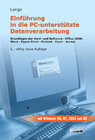 Buchcover Einführung in die PC-unterstützte Datenverarbeitung