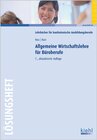 Buchcover Allgemeine Wirtschaftslehre für Büroberufe - Lösungsheft
