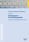 Buchcover Rechnungswesen 1 für Steuerfachangestellte - Lösungsheft
