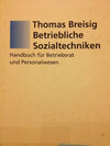 Buchcover Betriebliche Sozialtechniken