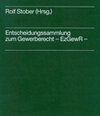 Buchcover Entscheidungssammlung zum Gewerberecht (EzGewR)