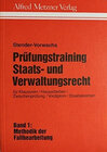 Buchcover Prüfungstraining Staats- und Verwaltungsrecht