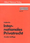 Buchcover Internationales Privatrecht
