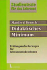 Buchcover Didaktisches Minimum