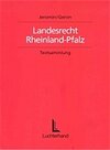 Buchcover Landesrecht Rheinland-Pfalz